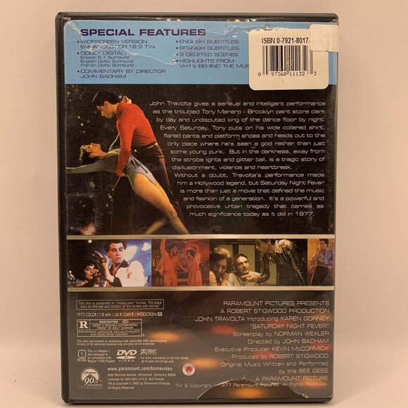 Saturday Night Fever 25th Anniversary DVD Rated R Widescreen Paramount - Picture 2 of 3